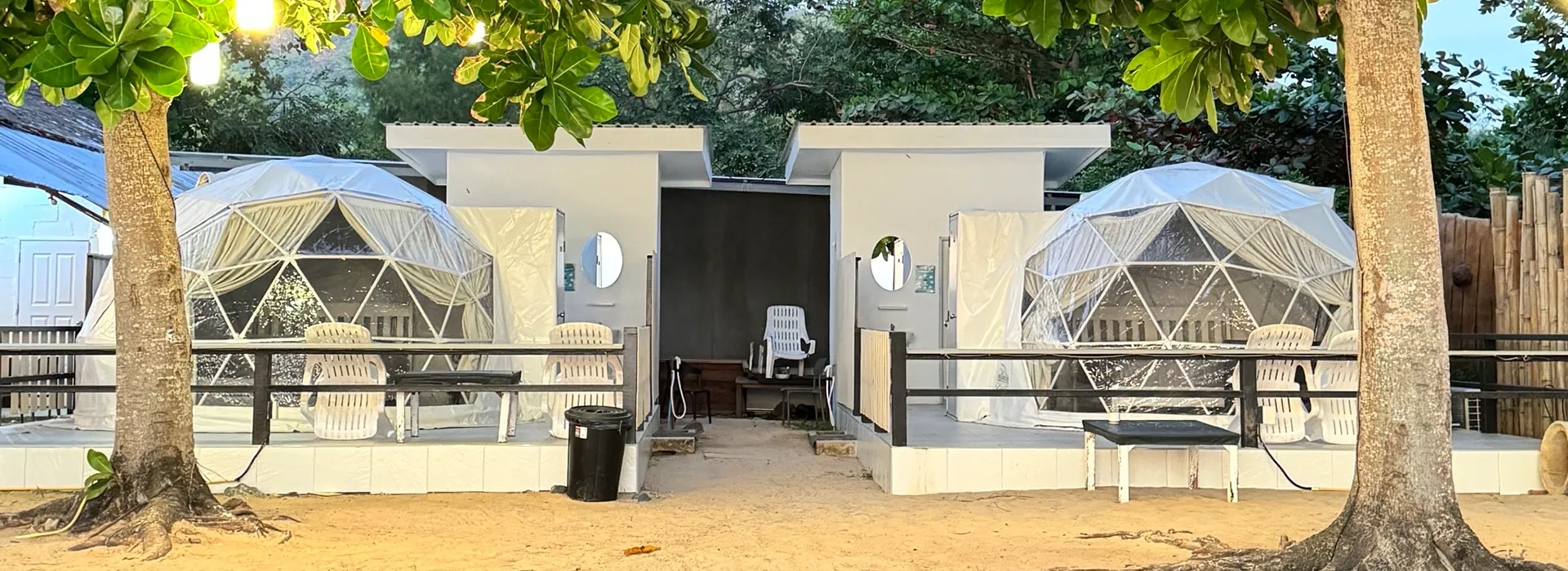 isea-glamping ห้องพัก Dome ติดหาด